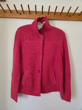 Talbots Red Knit Jacket - Size PP